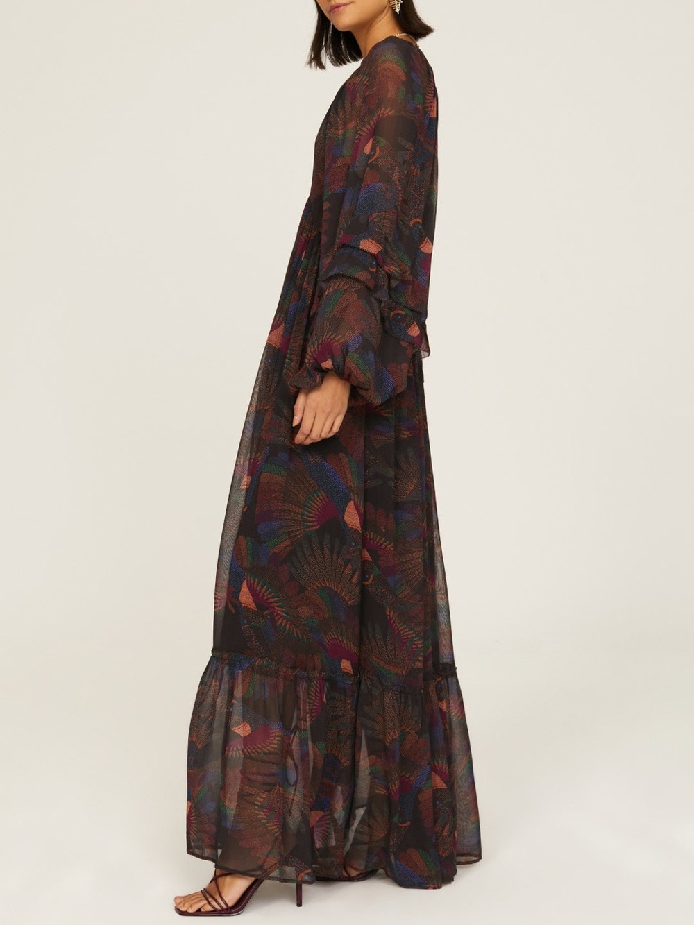 Farm Rio Borogodo Toucan Gown Size XL - Picture 2 of 15